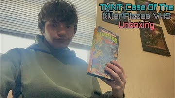 TMNT: Case Of The Killer Pizzas Vhs (Unboxing)