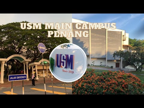 USM CAMPUS TOUR SHORT VLOG | USM PENANG MAIN CAMPUS