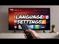 How To Change Language On TCL Smart TV Updated 2026 