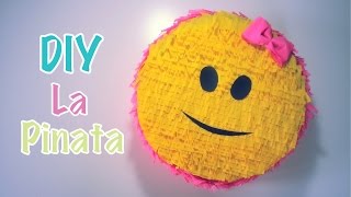 DIY N°3 Série Déco Baptême Anniversaire La Pinata Smiley