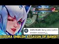 TOP GLOBAL EUDORA PAKE EMBLEM ASSASSIN SUMPAH SAKIT BANGET BUILD EUDORA TERSAKIT 2023 MLBB 