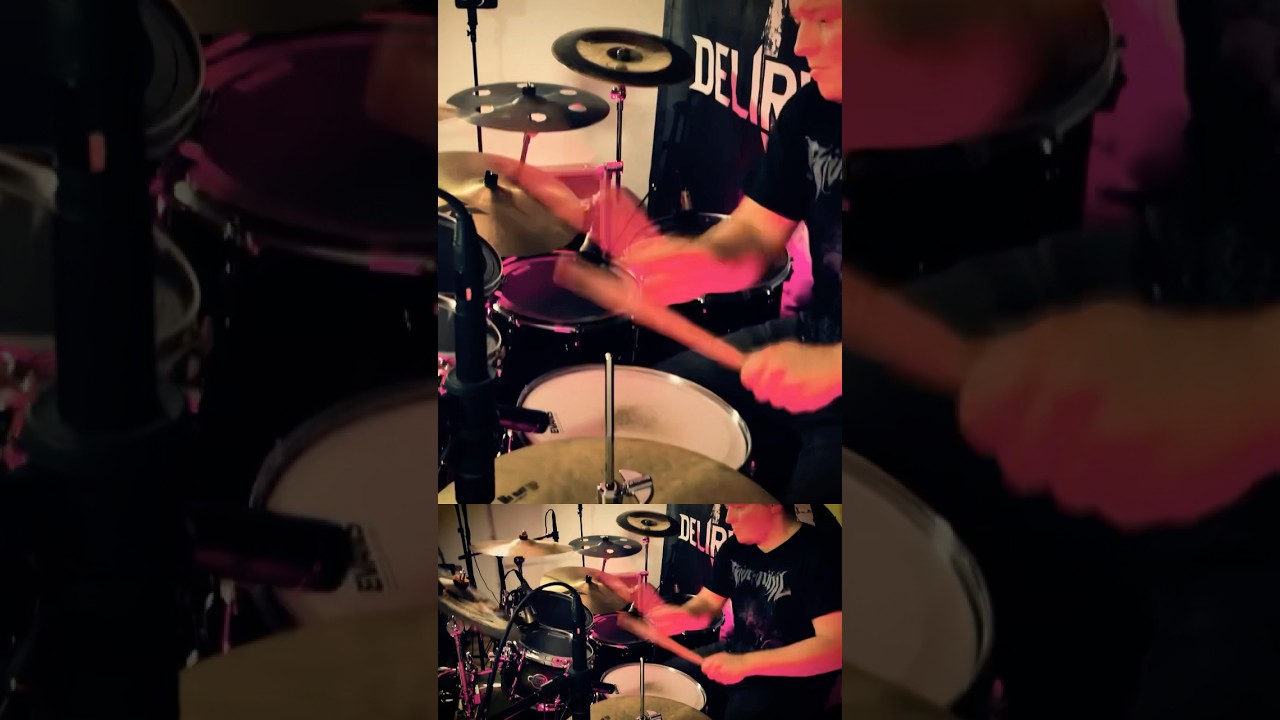 Blending samples to your live drums sound #metal #deliriumsdawn #metalfans #metaldrums #ggd