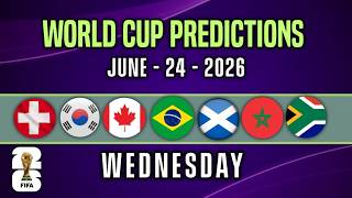 ✅ Football Predictions Today | WEDNESDAY 24 | WORLD CUP TIPS | Over 2.5 & BTTS