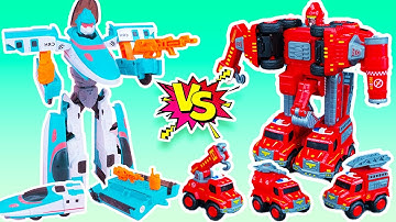 10 Minutes of Unboxing: High Speed Train Transformer & Car Transformer Robots | Review Toys
