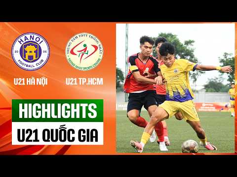 Highlights: U21 Hà Nội - U21 TP.HCM | Thế trận cởi mở, "tiệc" bàn thắng hấp dẫn — football highlights