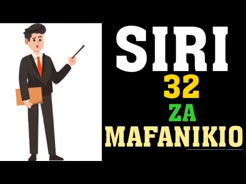 Video: Siri Ya Mahojiano Yenye Mafanikio