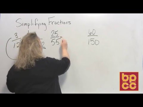 Math 097 Module 4.5 - Simplifying Fractions