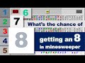 What is the chance of getting the 8 in minesweeper?