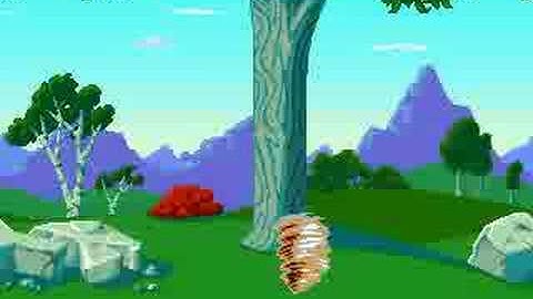 Taz in Escape from Mars Intro Sega Genesis