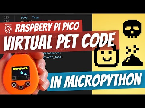 Virtual Pet Code in MicroPython on the Raspberry Pi Pico - Pico-Tamachibi