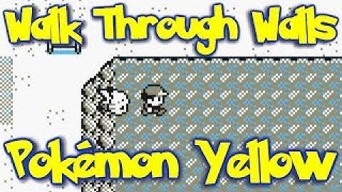 How to WALK THROUGH WALLS in Pokemon Yellow #pokemon #pokemonguide