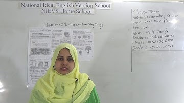 Class: Three, Subject: Elementary Science (Lecture- 04), Topic: Ch-2, R/D Pg: (6-10)