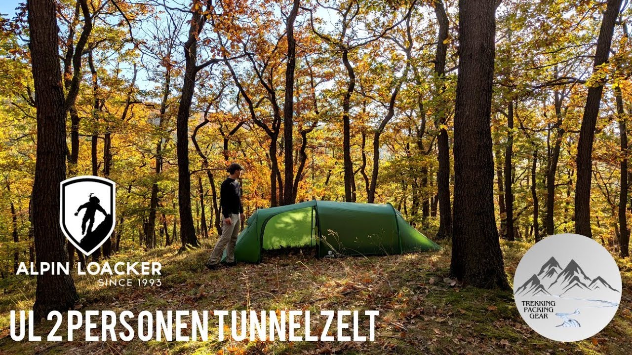Das beste UL 2 Personen Tunnelzelt?unter 2kg und 200! - Alpin Loacker  Hiking 2 Review