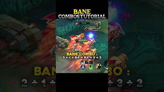 ✅ BANE COMBOS TUTORIAL #mobilelegends #mlbb #bane