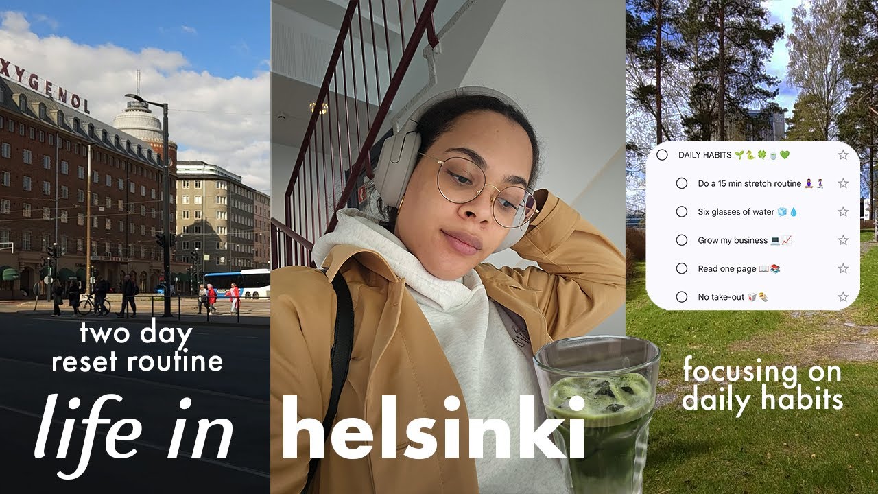 Life in Helsinki | reset routine, daily habits, running errands, days ...