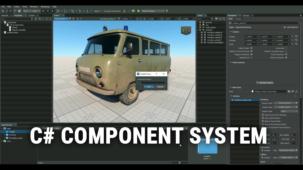 simulator vs emulator C# Component System in UNIGINE Engine 2.9
