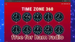 DX World Clock for HAM RADIO 🕒📶🌍