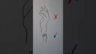 how to draw hand #condsty