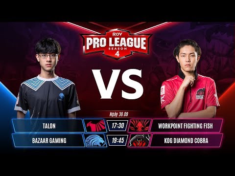 rovera TLN vs WPE | BZ vs KOG - Tuần 8 - RPL Thái Lan Mùa 4 - Garena Liên Quân Mobile