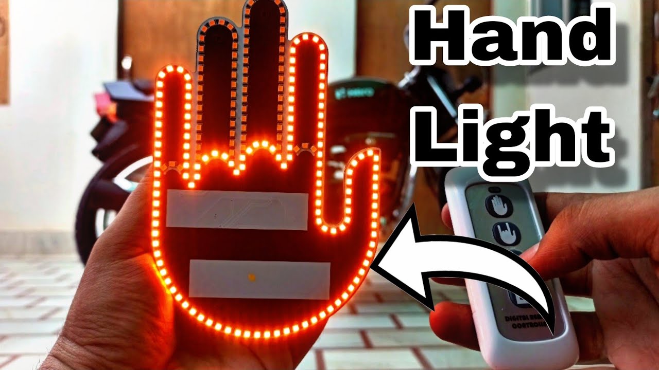 Hand Gesture light In Splendor !! splendor modified !! modified ...