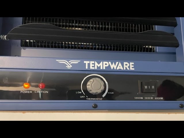 TEMPWARE Electric Garage Heater, 5000 Watt Ceiling Mount Shop Heater  Review, Excellent Product! - YouTube