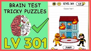 Brain Test Level 301 Save her Solution Walkthrough | Brain test 301 screenshot 4