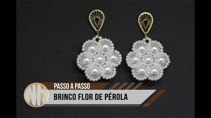 Aretes Minigram Pearls S00 - Mujer - Bisutería