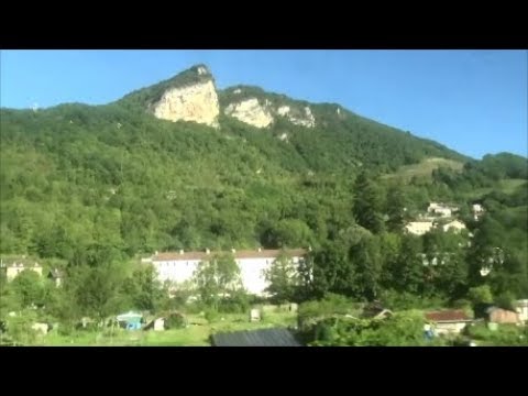 Lyon to Culoz (France) by train 法國 里昂到屈洛茲火車行