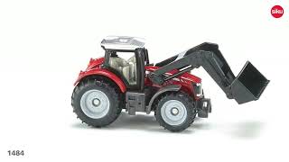 Siku 1484 Massey Ferguson with Front Loader Die Cast in Blister Pack