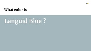 Languid Blue color #a4b7bd hex color - Blue color - Warm color a4b7bd