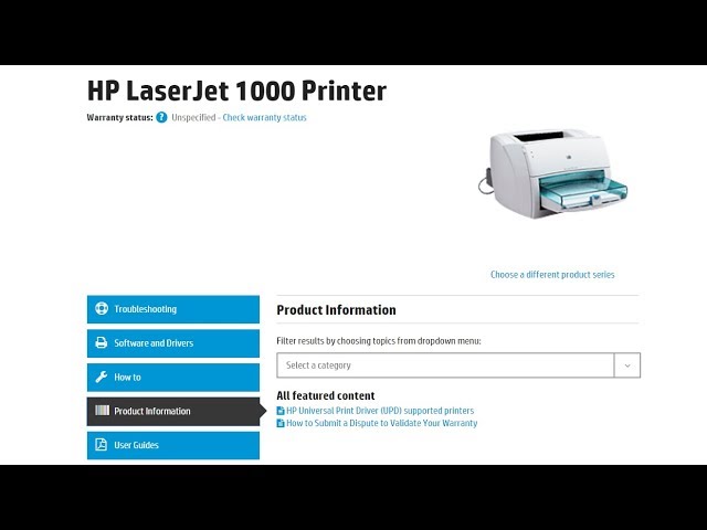 Драйвер laserjet 1000 series