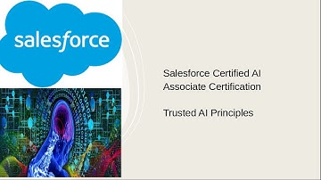 Salesforce Certified AI Associate Certification Trusted AI Principles