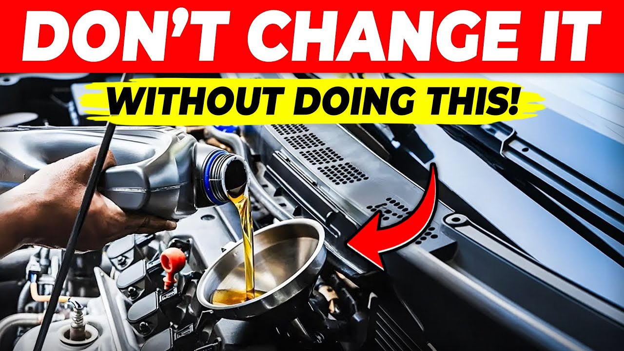 Do THIS Before an Oil Change and Your Engine Could Last Forever! - YouTube