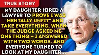 Full My Daughter Hired A Lawyer To Prove I Was ＂Mentally Unfit＂ And Take Everything  When The Judge News
