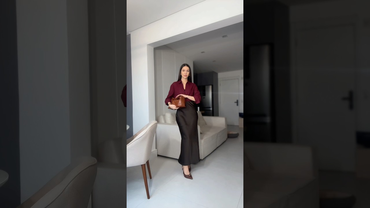 Ficou chique? Onde você iria vestida assim?