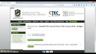 how to upgrade your RenewCTEC package