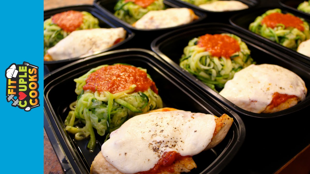 How to Meal Prep Ep. 15 CHICKEN PARMESAN & ZOODLES YouTube