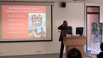 Garth MYERS - "Seeking Socio-environmental and Spatial Justice in African Cities"