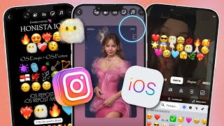 HONISTA LITE 2026 INSTAGRAM estilo IPHONE no ANDROID com EMOJIS IOS + IOS FONTE + REPOST REELS IOS 💗