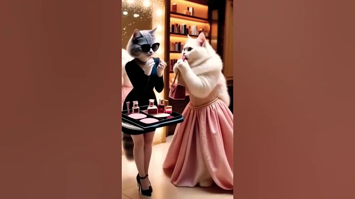 Watch the video about I Spent 30 Days Glamming Up My Cat's Style Here's What Happened #cat #persiancat ##blackca #shorts