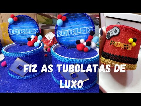 Fiz algumas tubolatas de Luxo no tema Roblox, Preparativos parte 4