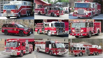 Fire Trucks Responding Compilation - Best of 2022
