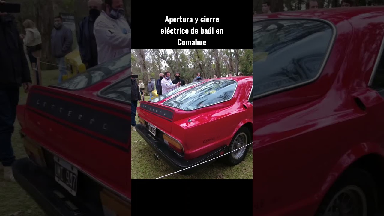 Torino Comahue, cierre y apertura eléctrica de baúl.