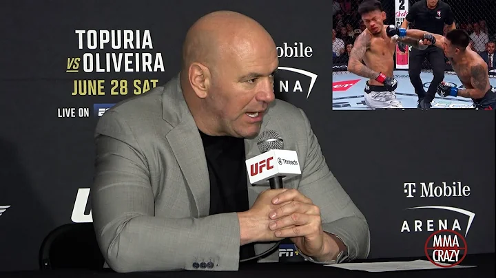 Dana White Reacts to Joshua Van DEFEATING Brandon Royval at UFC 317