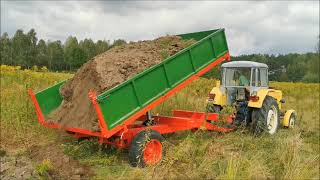 Przyczepa jednoosiowa wywrotka