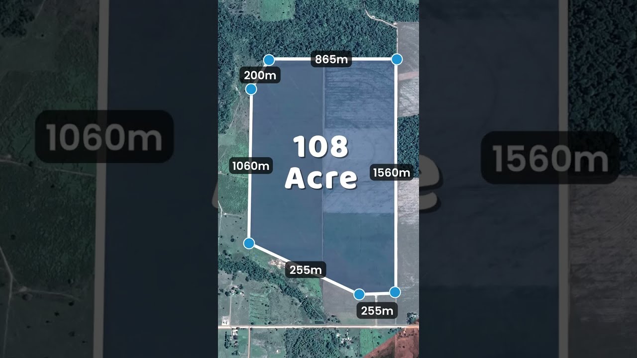 Say Goodbye to Costly Surveyors with GPS Area Calculator App #fieldwork #gps #area #measurement