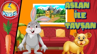 Aslan İle Tavşan 🦁🐰| Çocuk Şarkıları | Bebek Şarkıları | Honeybee Kids Resimi