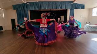 Skirt and Fan choreo to Dark Gipsy by Al Marconi at the Sapphire Tribal Winter Soiree June 4th 2022