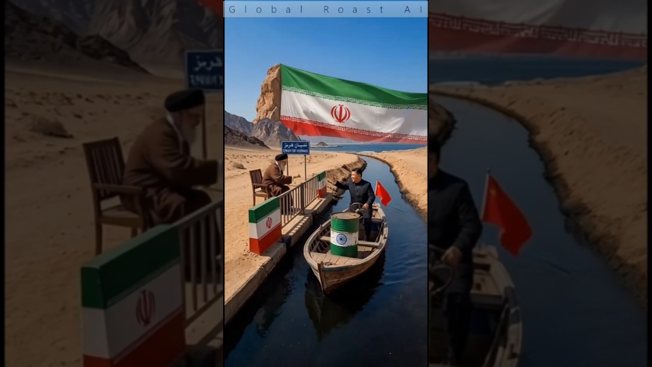 Trump Becomes Putin to Cross Hormuz ???????? Gone Wrong ???? #trump #funny #shorts 