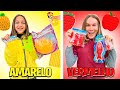 Comprinhas de fidget toys amarelo vs vermelho  fidget toys challenge  ft tio lucas